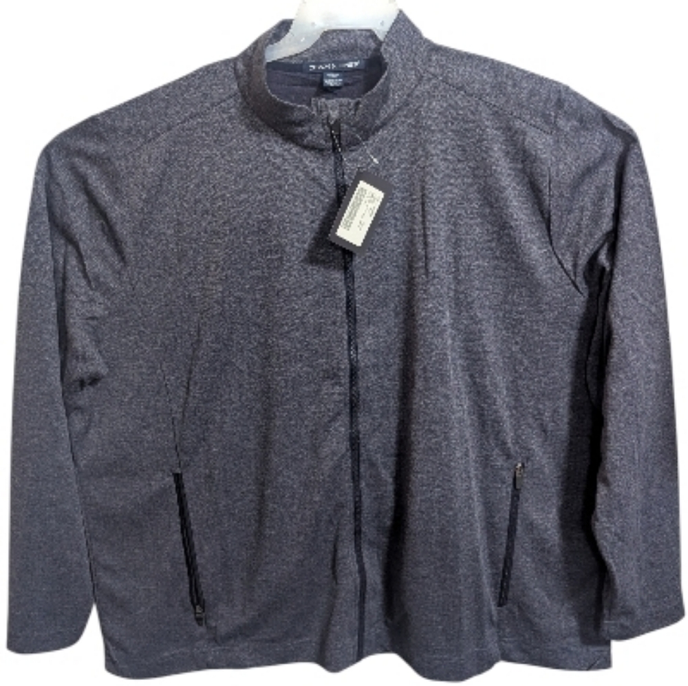 Devon & Jones Men's Zip Up Jacket Sz 4XL Blue Pockets M-015